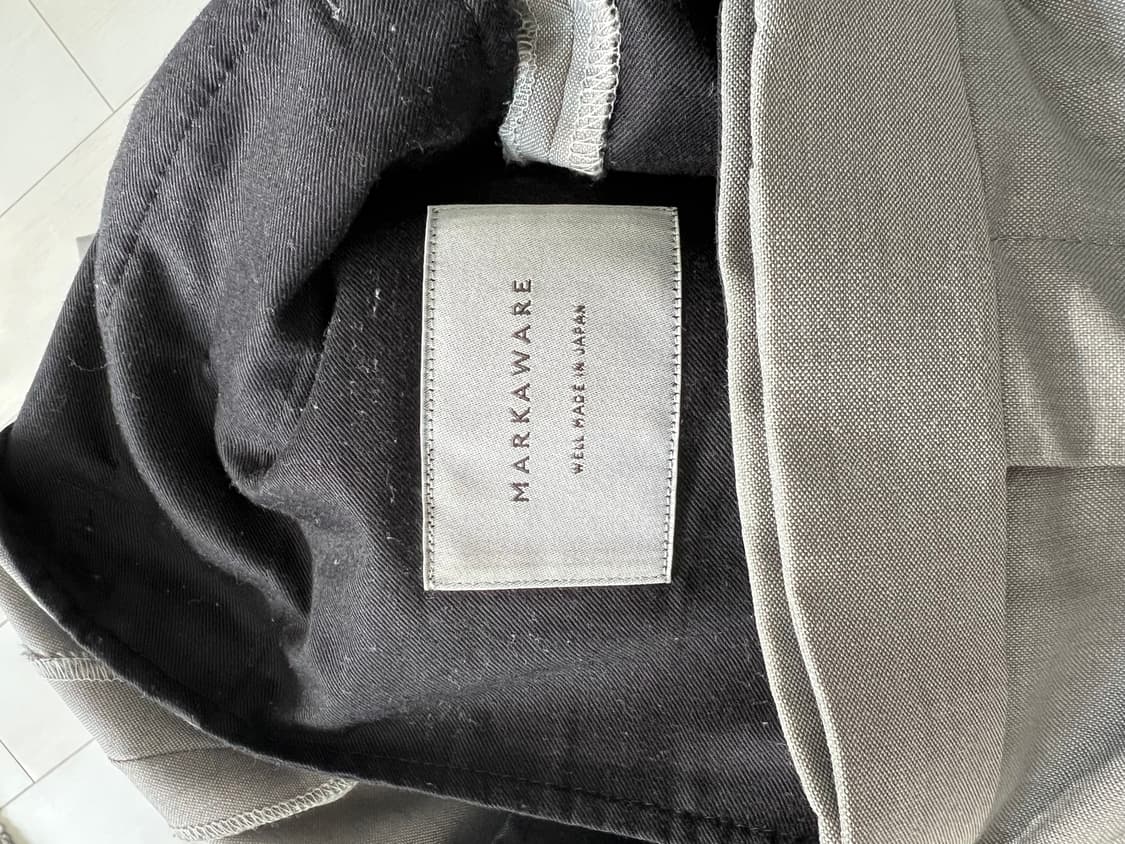 마카웨어 울 트라우저 그레이 1사이즈 상품이미지4