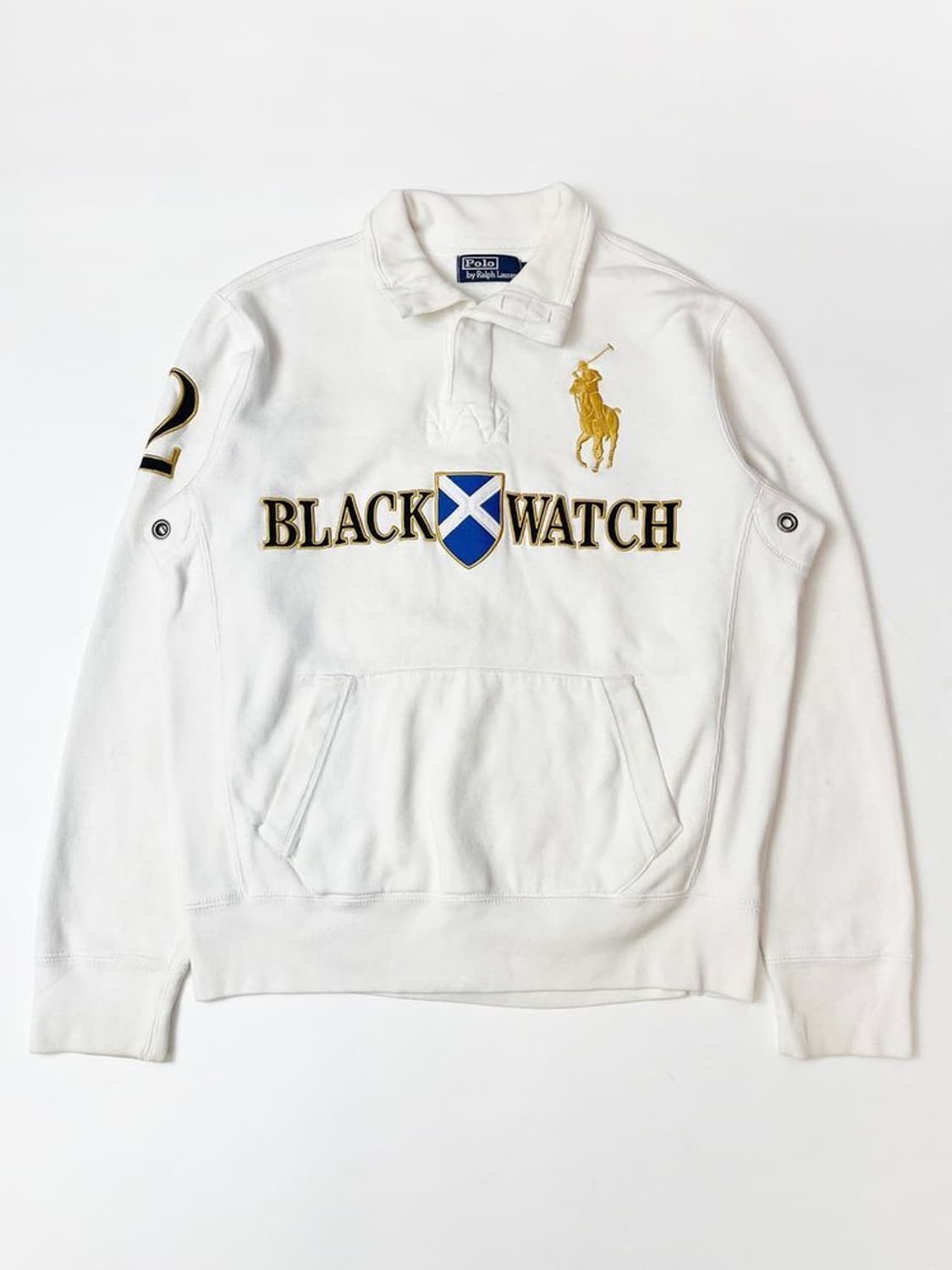 폴로 랄프로렌 00s 블랙 와치 카라 롱 슬리브 A1380 상품이미지1