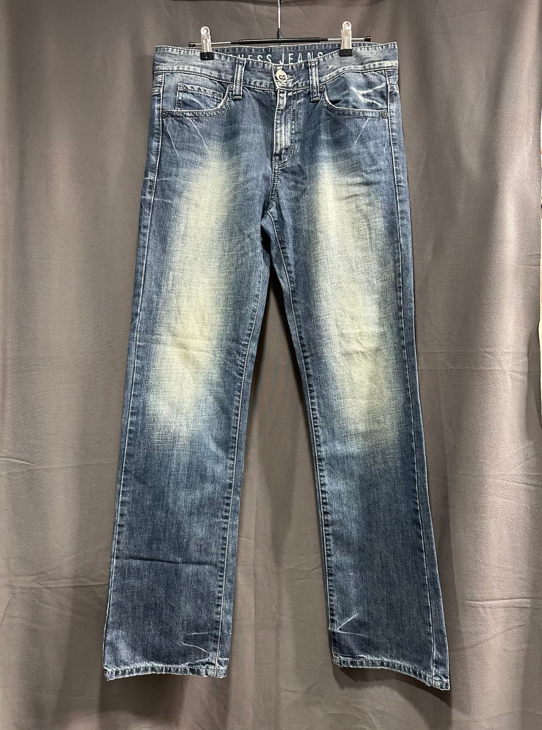게스 GUESS JEANS 워싱 데님팬츠 30인치 중청 청바지 상품이미지3