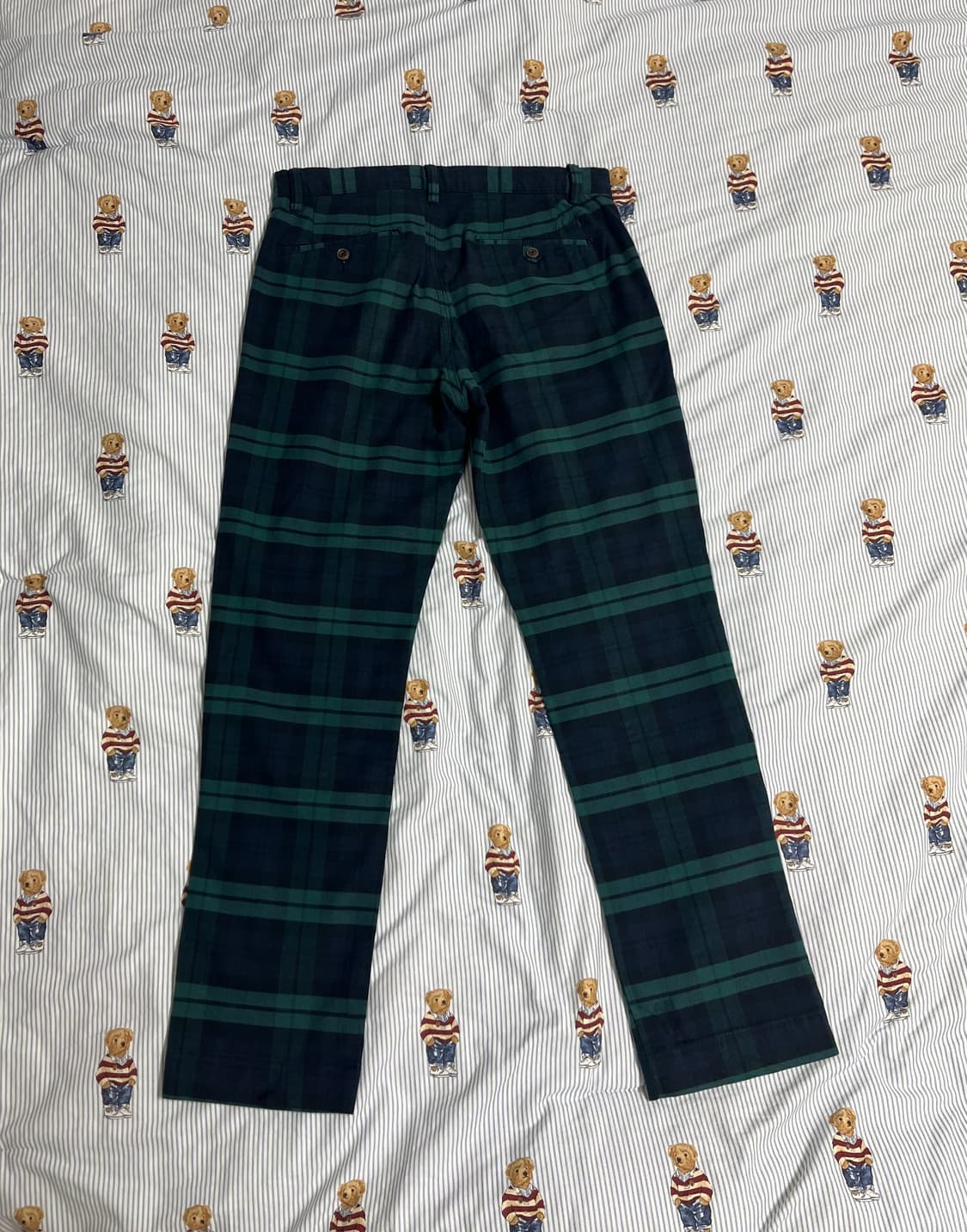 (미착용) 폴로 랄프로렌 타탄 체크 치노 팬츠 블랙와치 30인치 상품이미지4