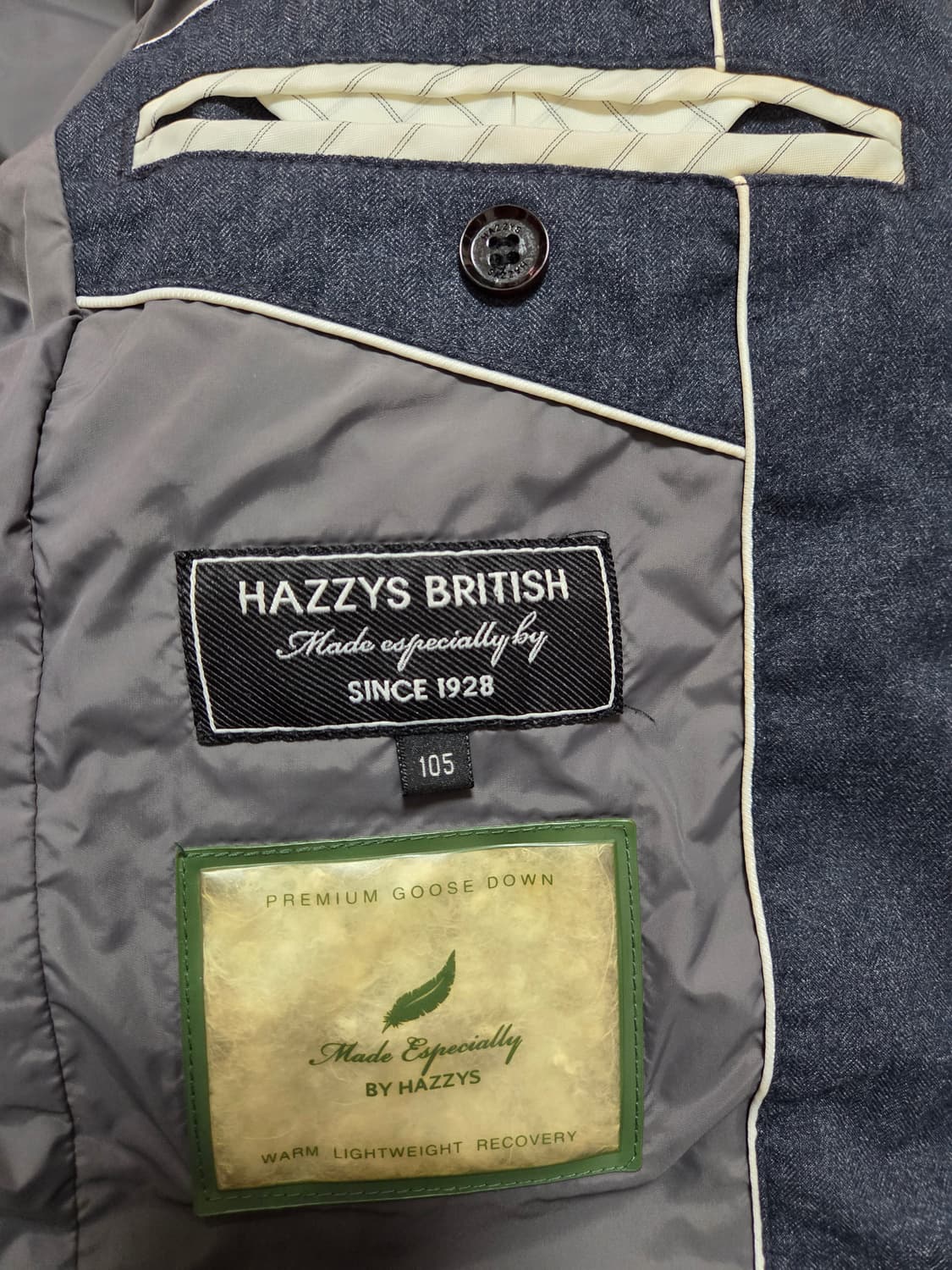 헤지스 프리미엄 구스다운 경량 퀼팅 패딩 상품이미지5