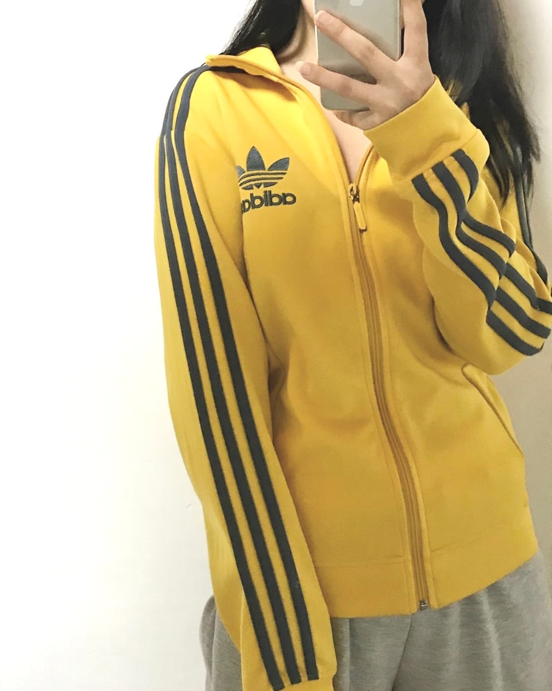 대대장 빈티지 아디다스 옐로우 그레이 유로파 져지 상품이미지1