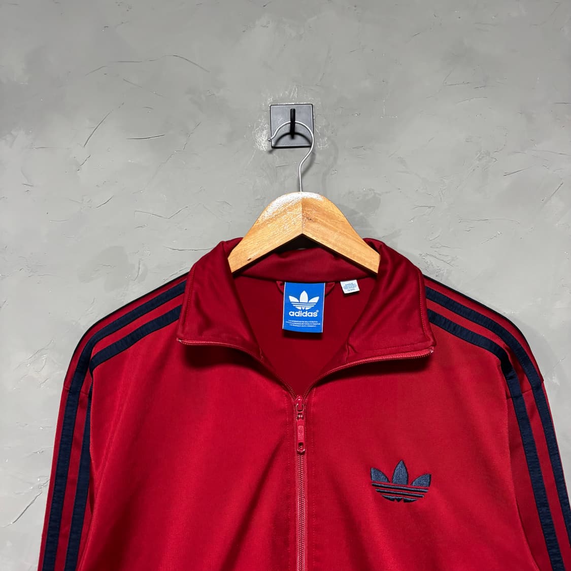 아디다스 파이어버드 져지 트랙탑 버건디 네이비 상품이미지2