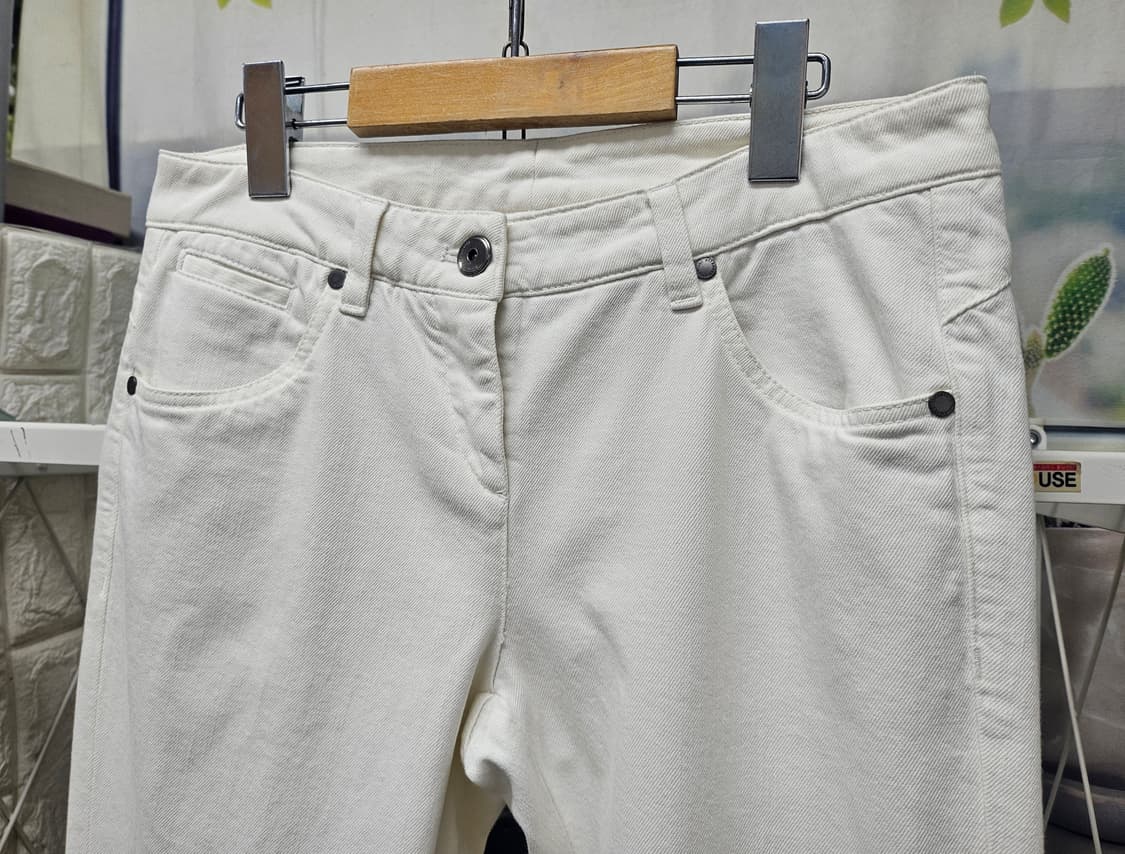 브루넬로 쿠치넬리 여성바지 26 화이트 데님진 스키니 명품바지 WL58 상품이미지2