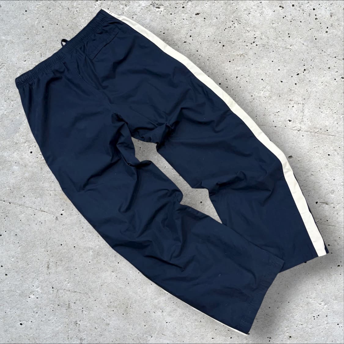 [L] 나이키 올드스쿨 버튼 에어 네이비 트랙 바지 B322 상품이미지2