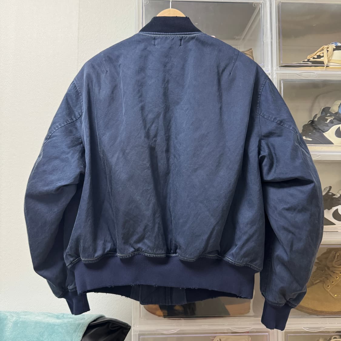[2]아프레쎄 빈티지 실크 플라이트 자켓 (25AW ma-1) 상품이미지2