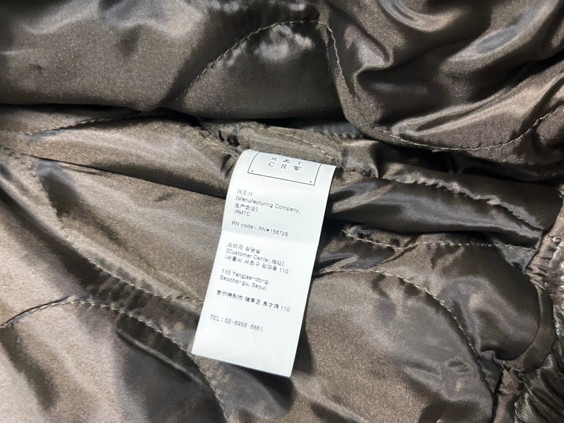 로맨틱 크라운 봄버 자켓 브라운 상품이미지4