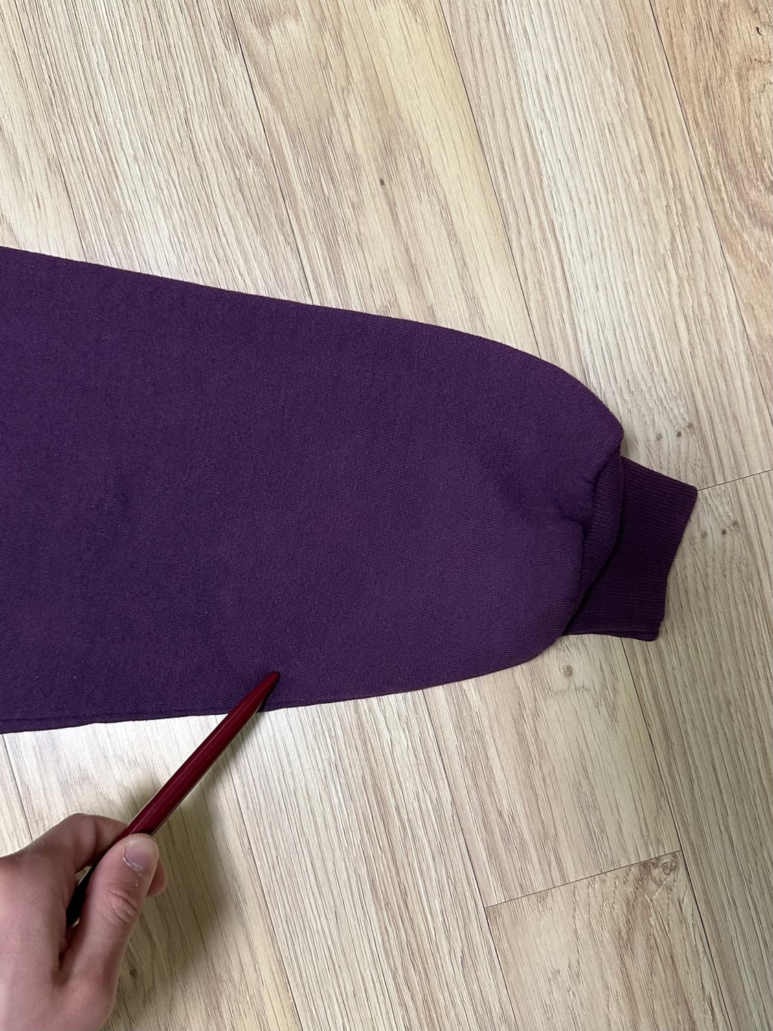 90s 빈티지 러셀 후드집업 퍼플 XL USA 상품이미지8