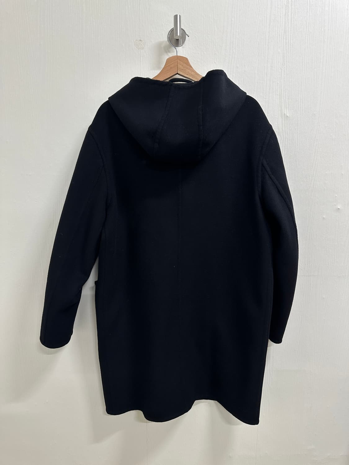 TI FOR MEN 캐시미어 후드 코트 블랙 L 상품이미지6