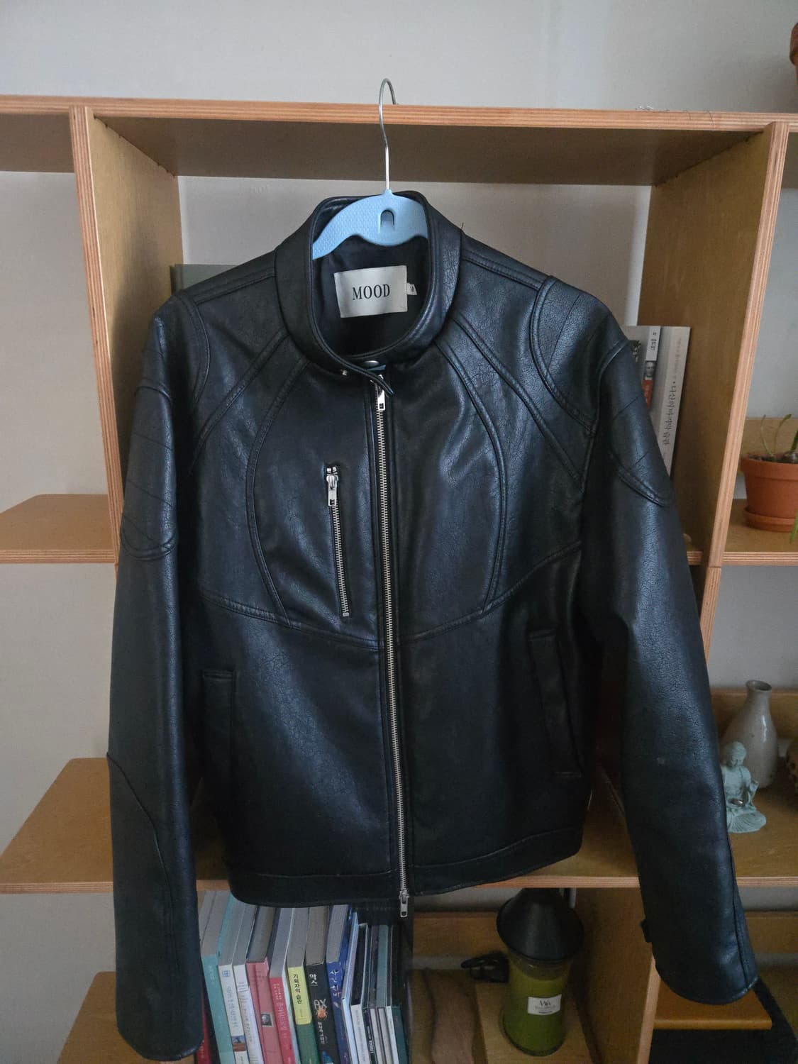 바이커 레더 자켓 상품이미지1