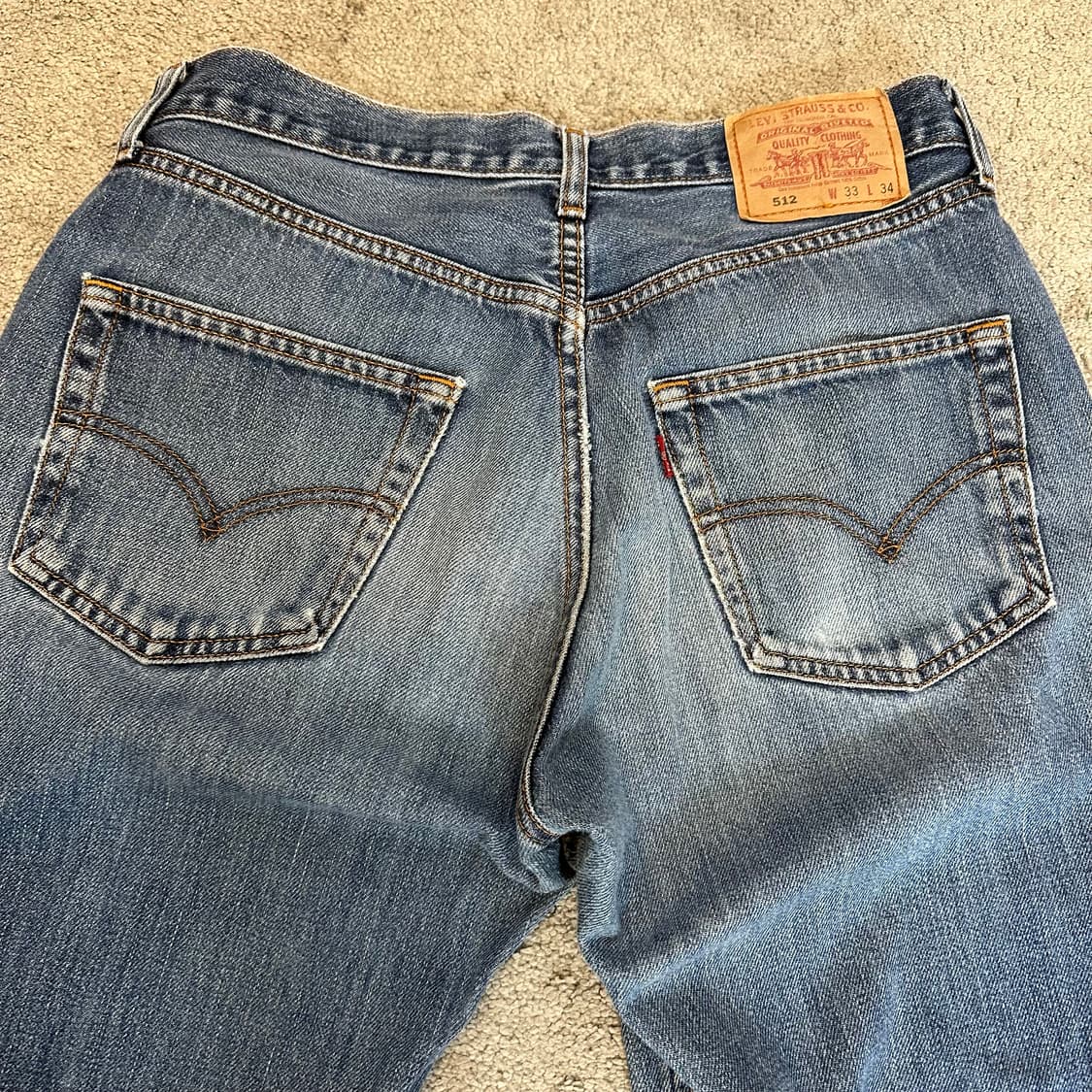 리바이스512 중청 레귤러 스트레이트 데님 팬츠(33) 상품이미지8