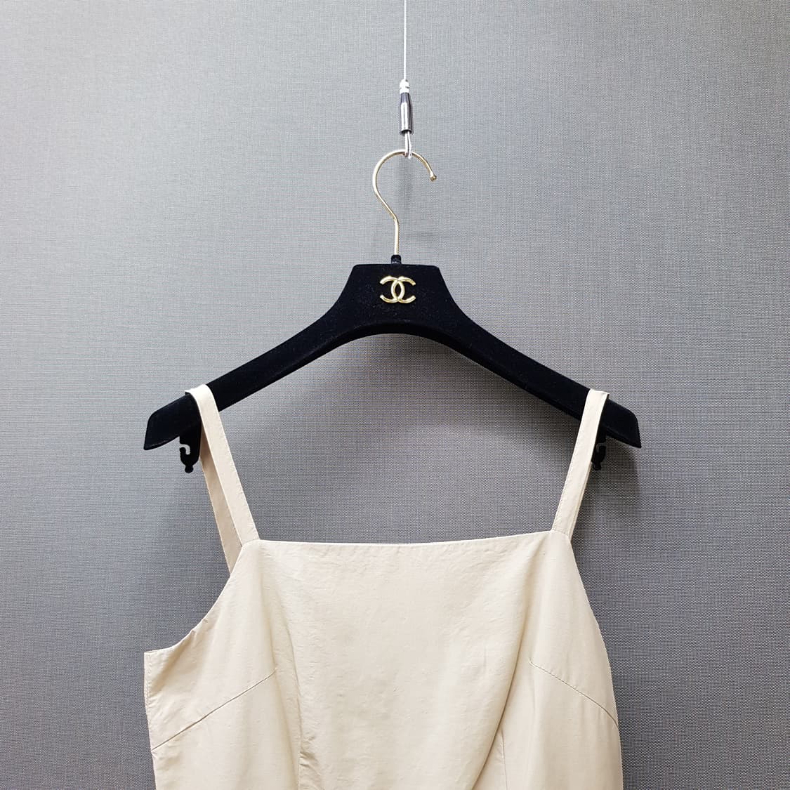 오르 슬리브리스 스트랩 롱 원피스 S사이즈 상품이미지3