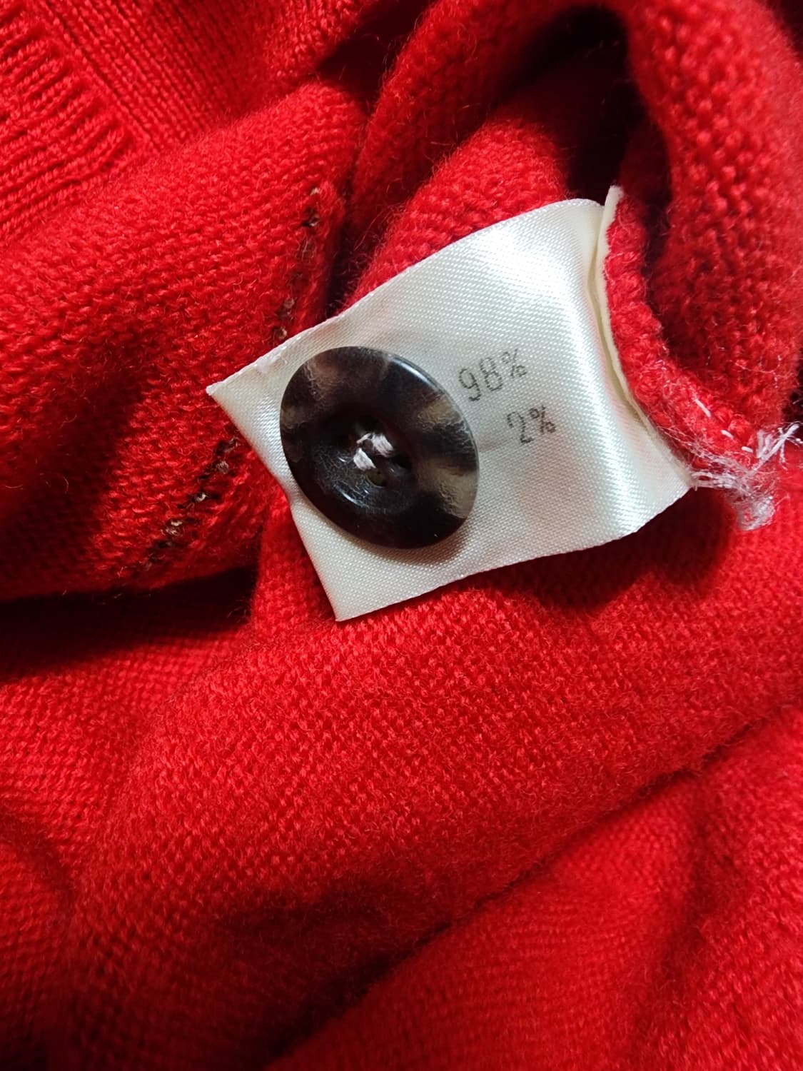 빈티지 울 니트 조끼 베스트 상품이미지6