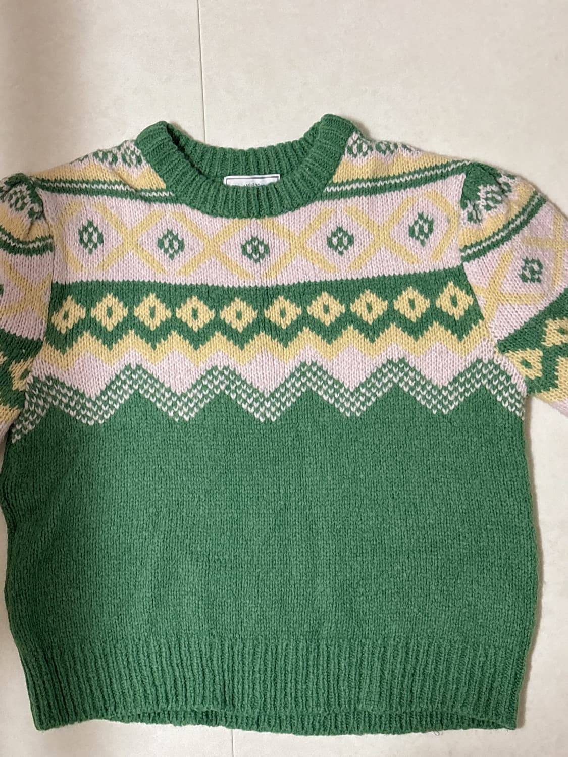 빈티지 초록 니트 상품이미지7