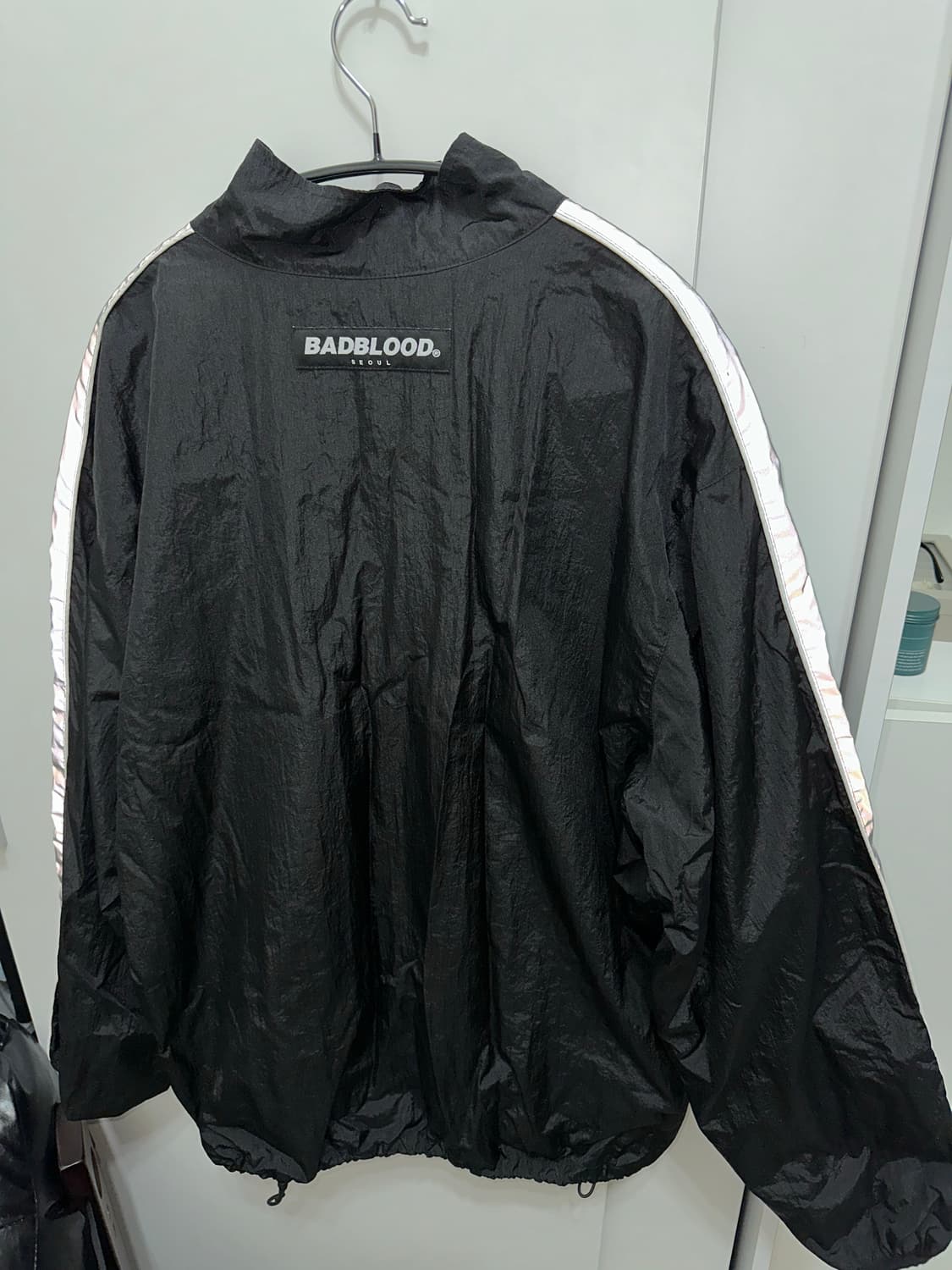 배드블러드 바람막이 블랙 상품이미지4