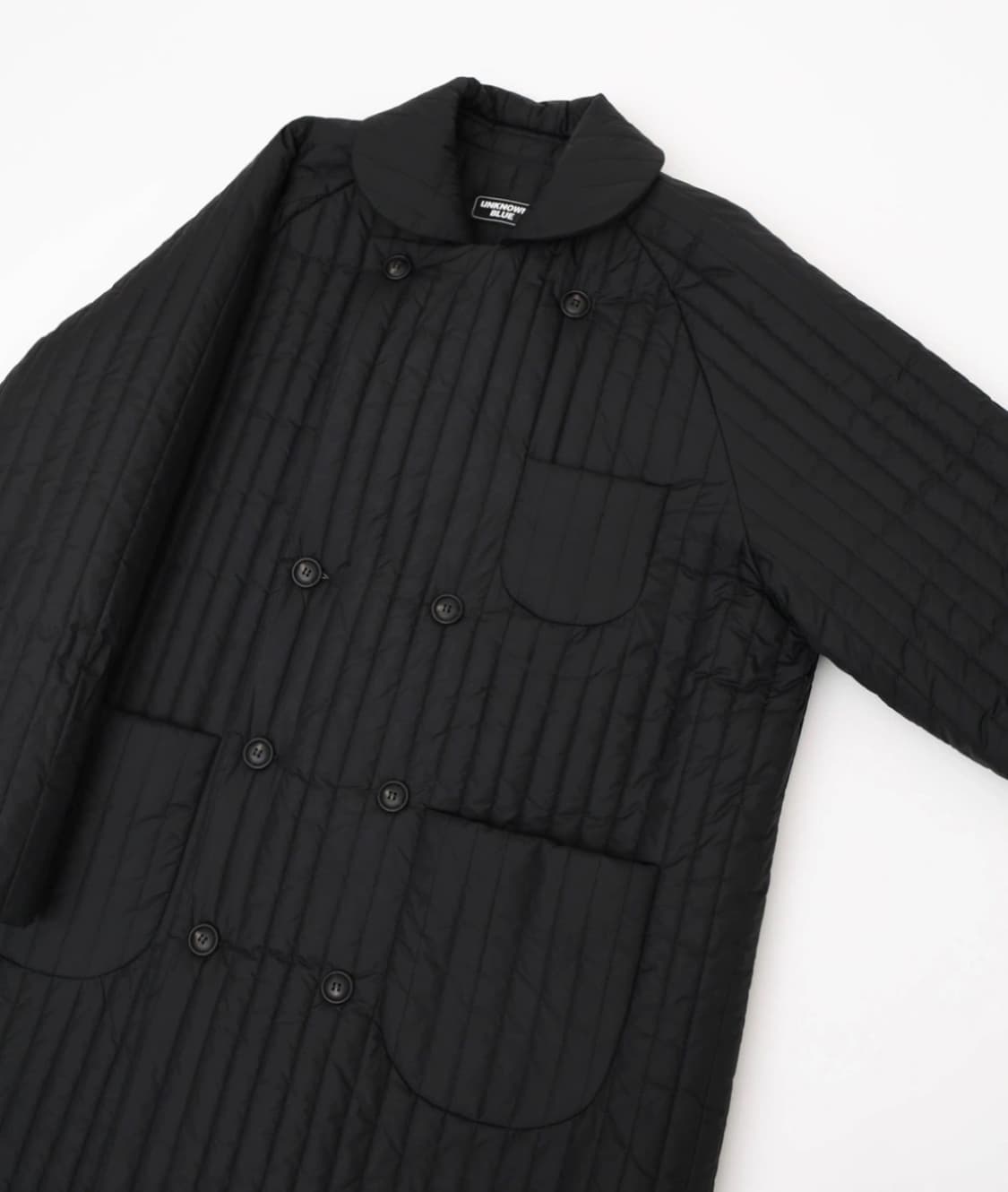 리리스토어 언노운블루 paper padding coat 블랙 상품이미지2