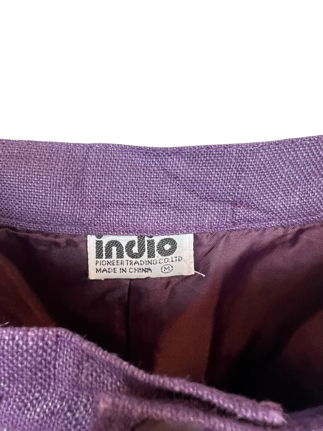 Indio 퍼플 포켓 셔츠 셋업 M 상품이미지6