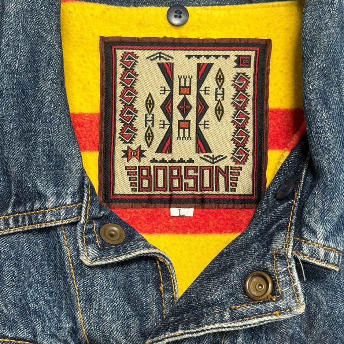 BOBSON 데님 워싱 자켓 L 상품이미지4
