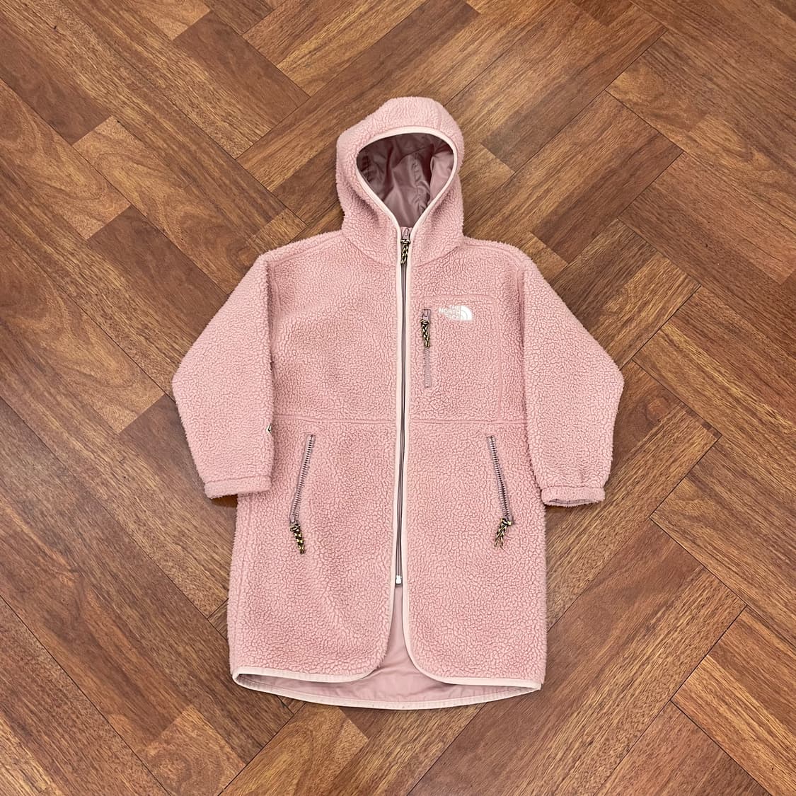 키즈130 노스페이스 플리스 코트 상품이미지1