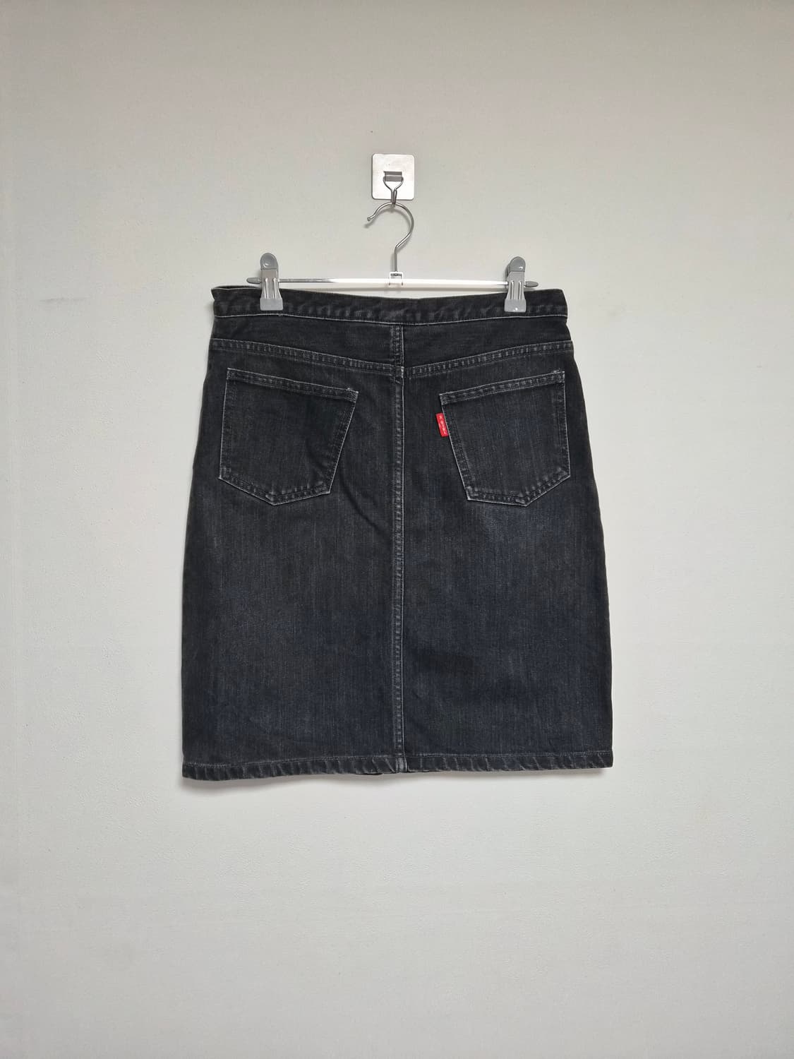 엑스걸Xgirl 블랙 데님 스커트 free사이즈 P-44 상품이미지2