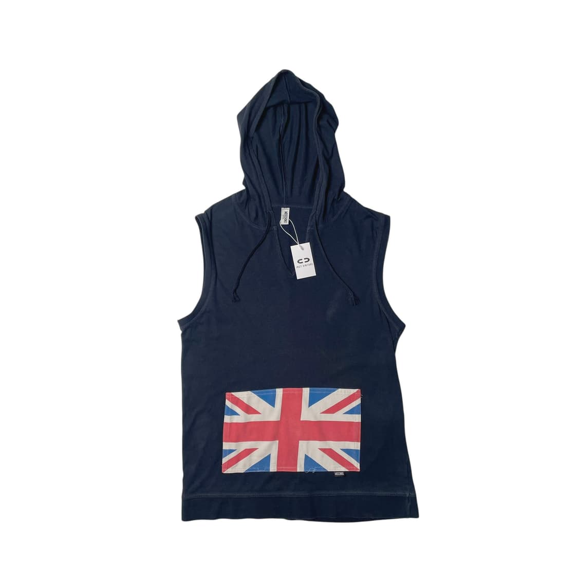 Moschino 'Union jack' 슬리브리스 후드 상품이미지1
