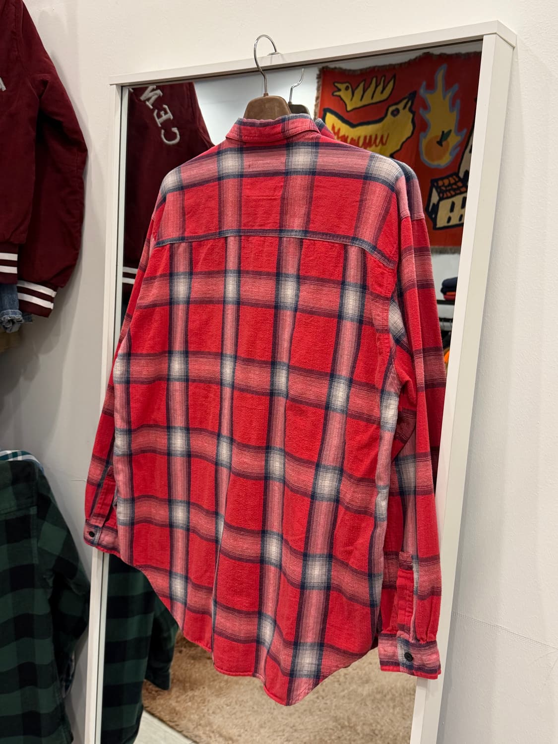 90s Levis 리바이스 체크 셔츠 상품이미지5