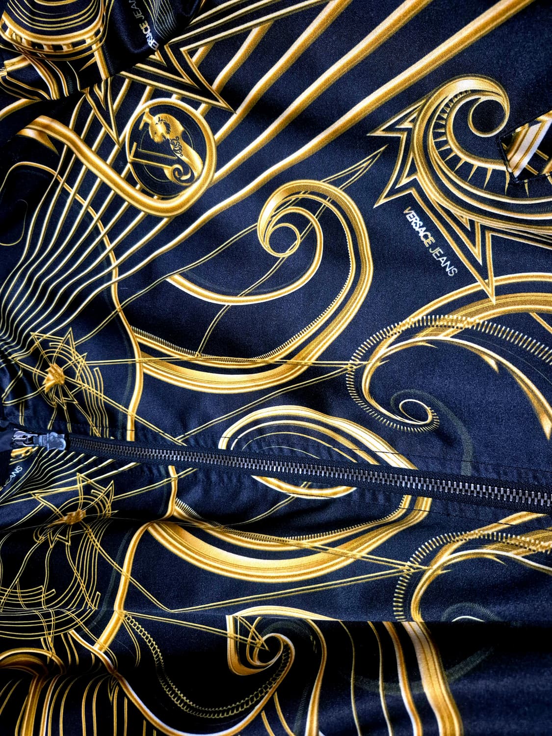 베르사체 바로크 패턴 하프 봄버 자켓 L 정품 상품이미지2