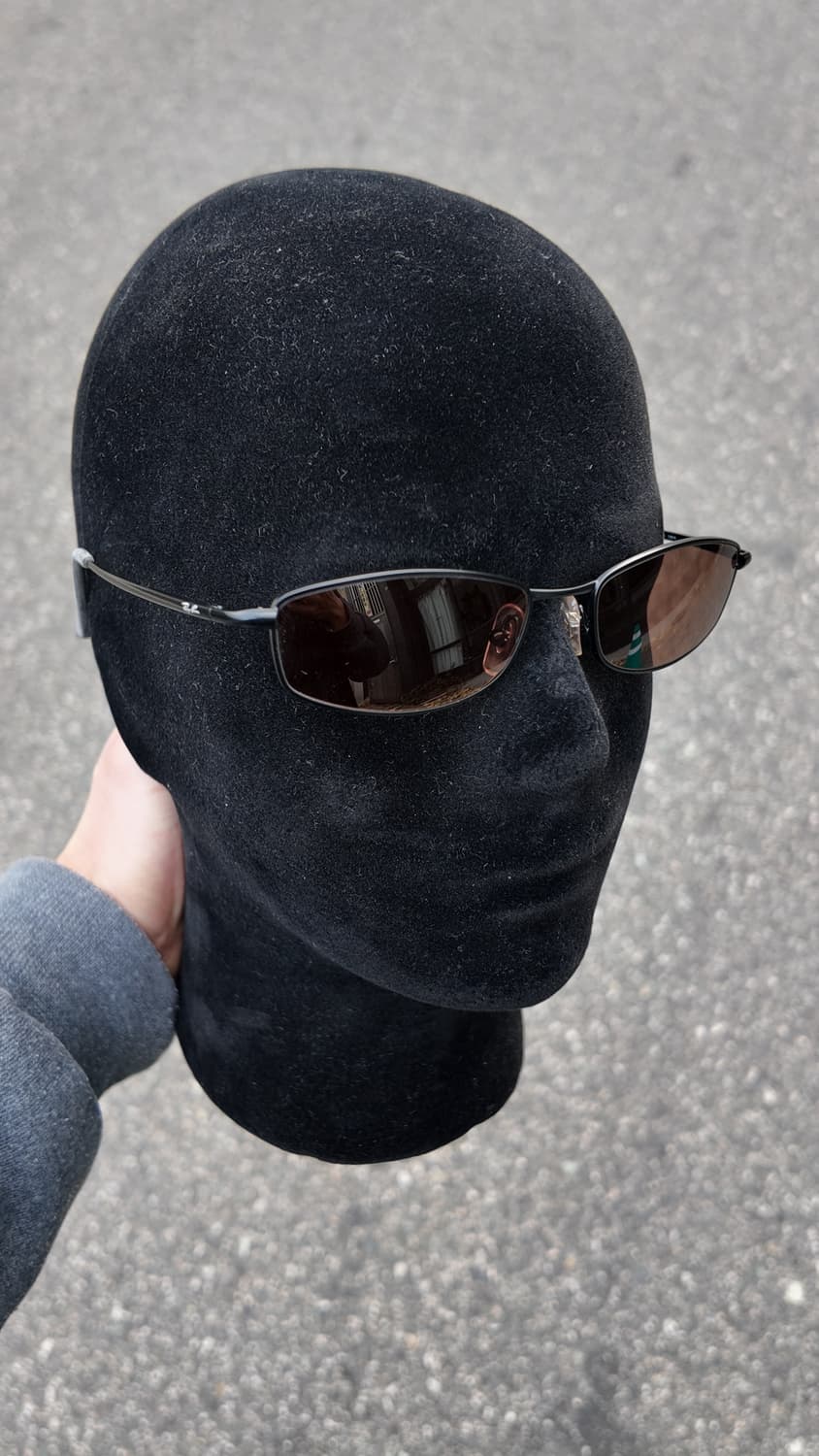 Ray-Ban New Sleek Matte Black -italy 00s 상품이미지1