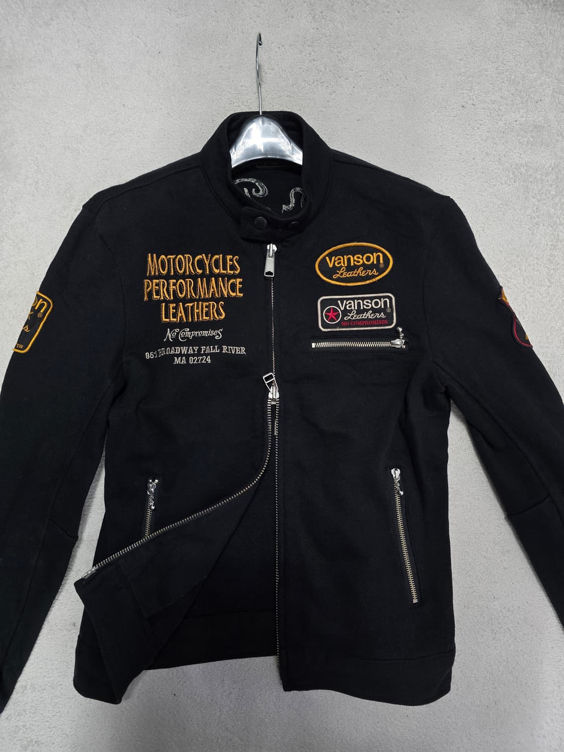 Vanson Leathers 벤슨레더 블랙 라이더 자켓 S 상품이미지4