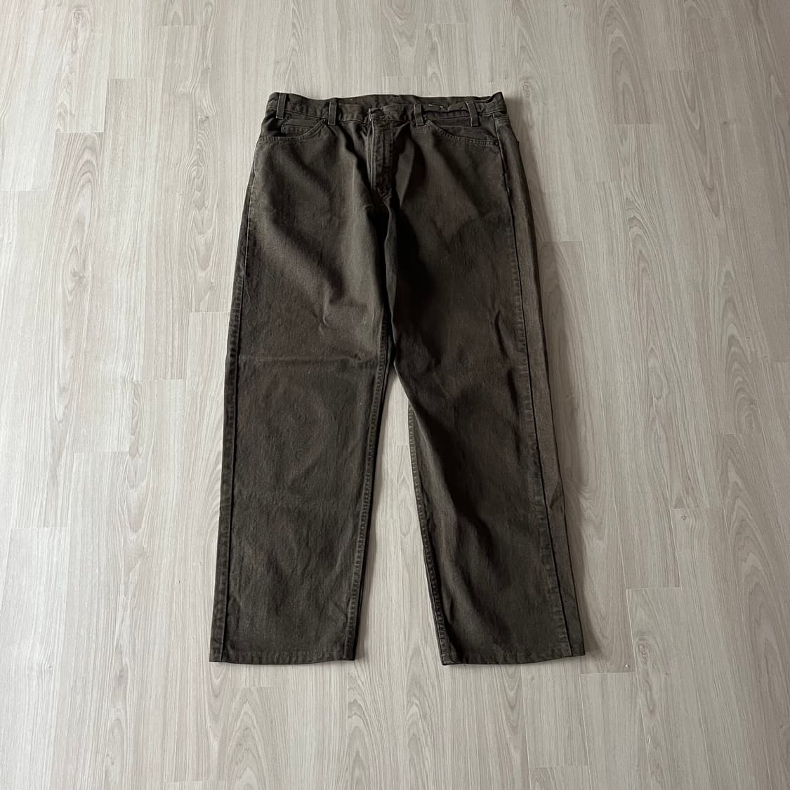 [38X34] 90s 빈티지 리바이스 565 브라운 made in usa 상품이미지1