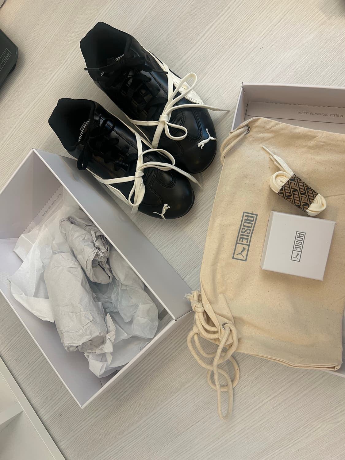 로제 푸마 스피드캣 블랙 상품이미지3