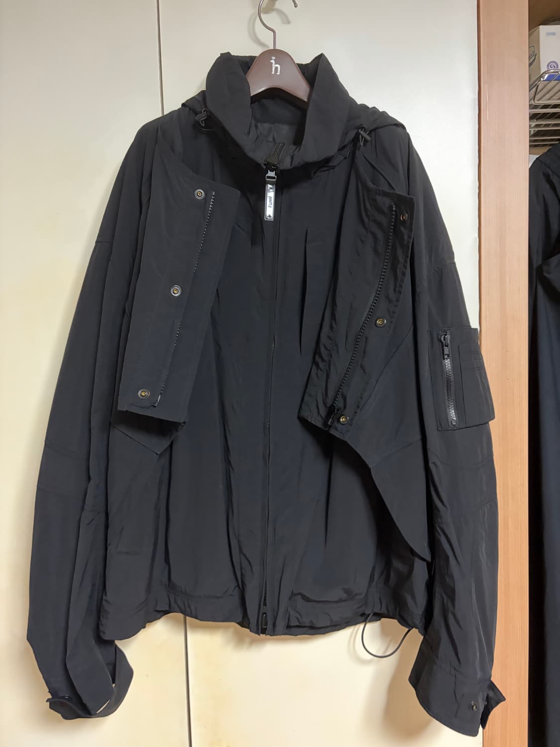 JUUNJ(준지)후드 바람막이 자켓 상품이미지3