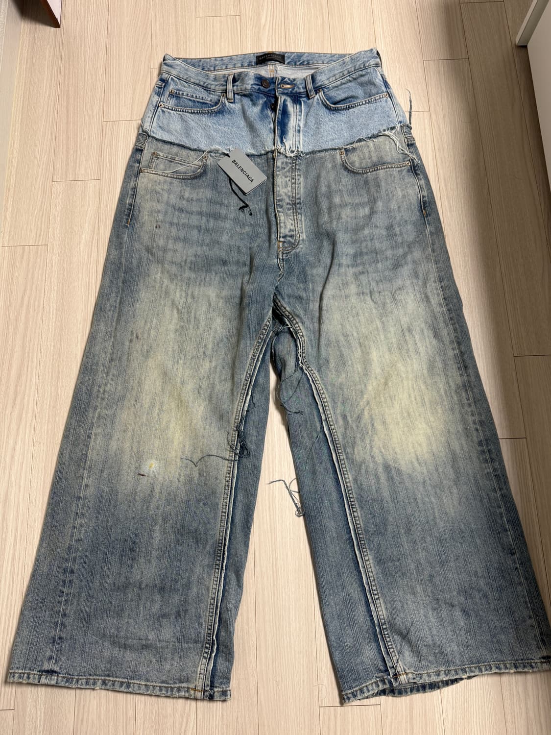 [M] 발렌시아가 컷업 데님 팬츠 상품이미지2