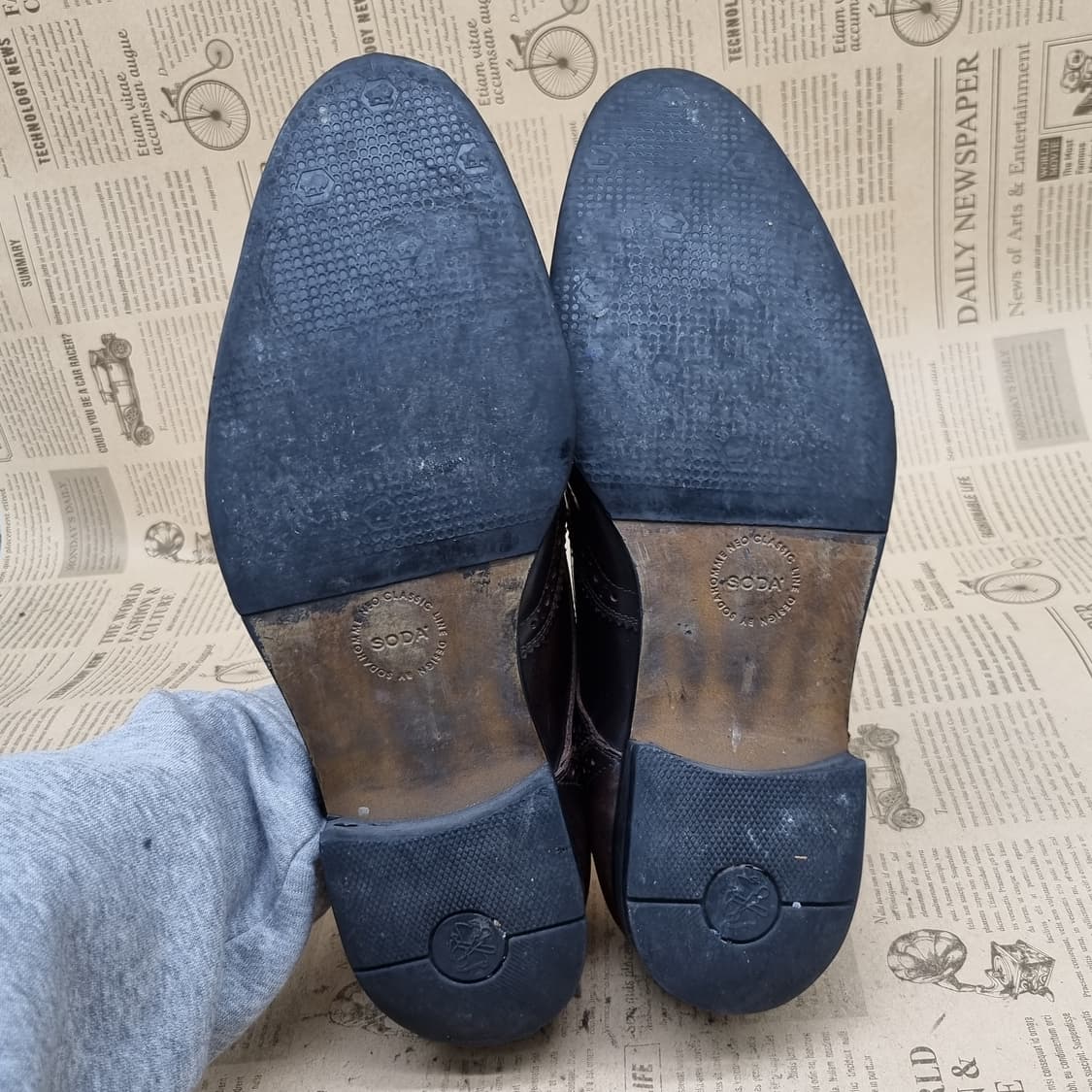 소다 SOLPARK 윙팁 구두255 상품이미지3