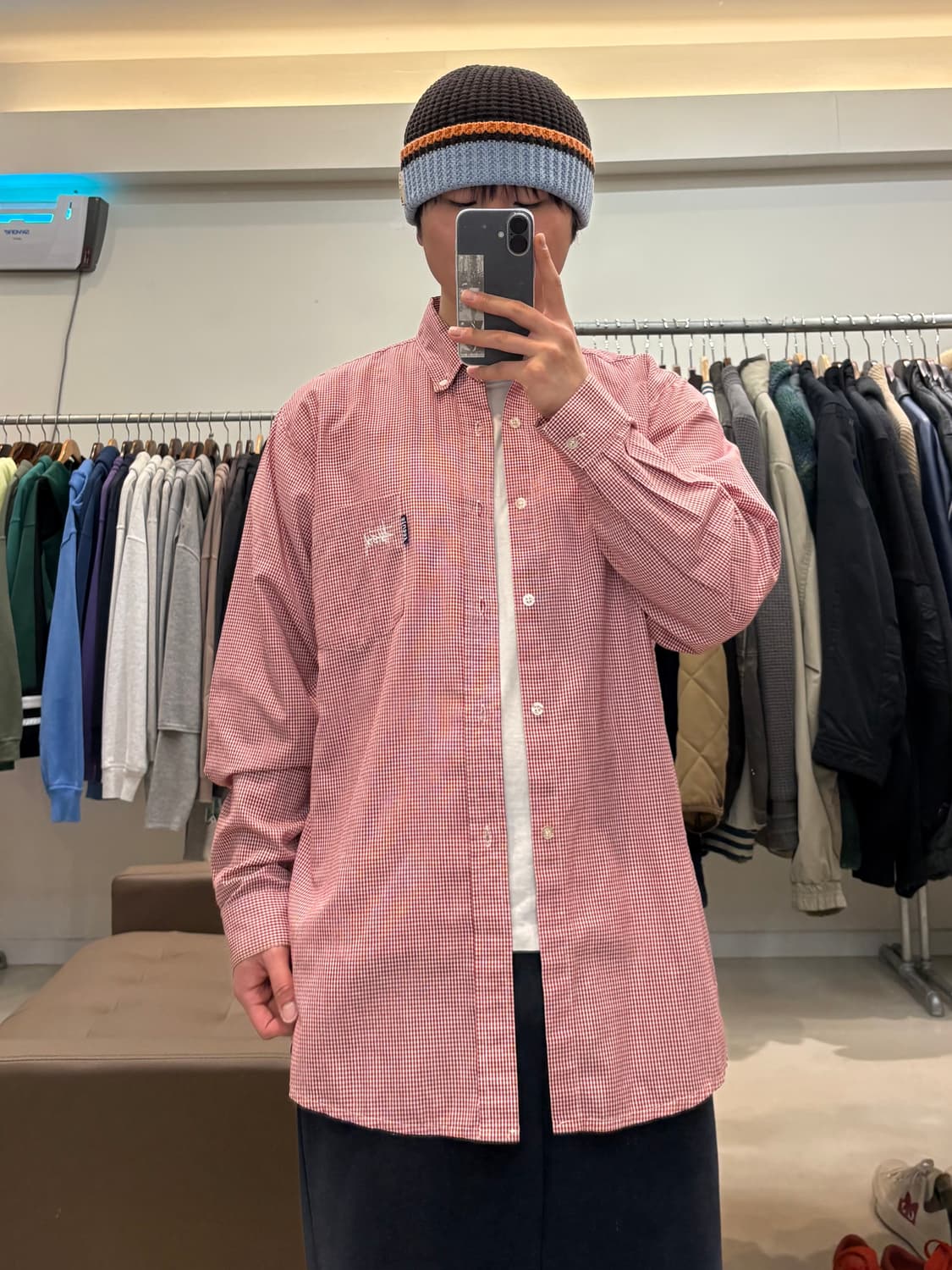 90’s 스투시 체크 셔츠 상품이미지5