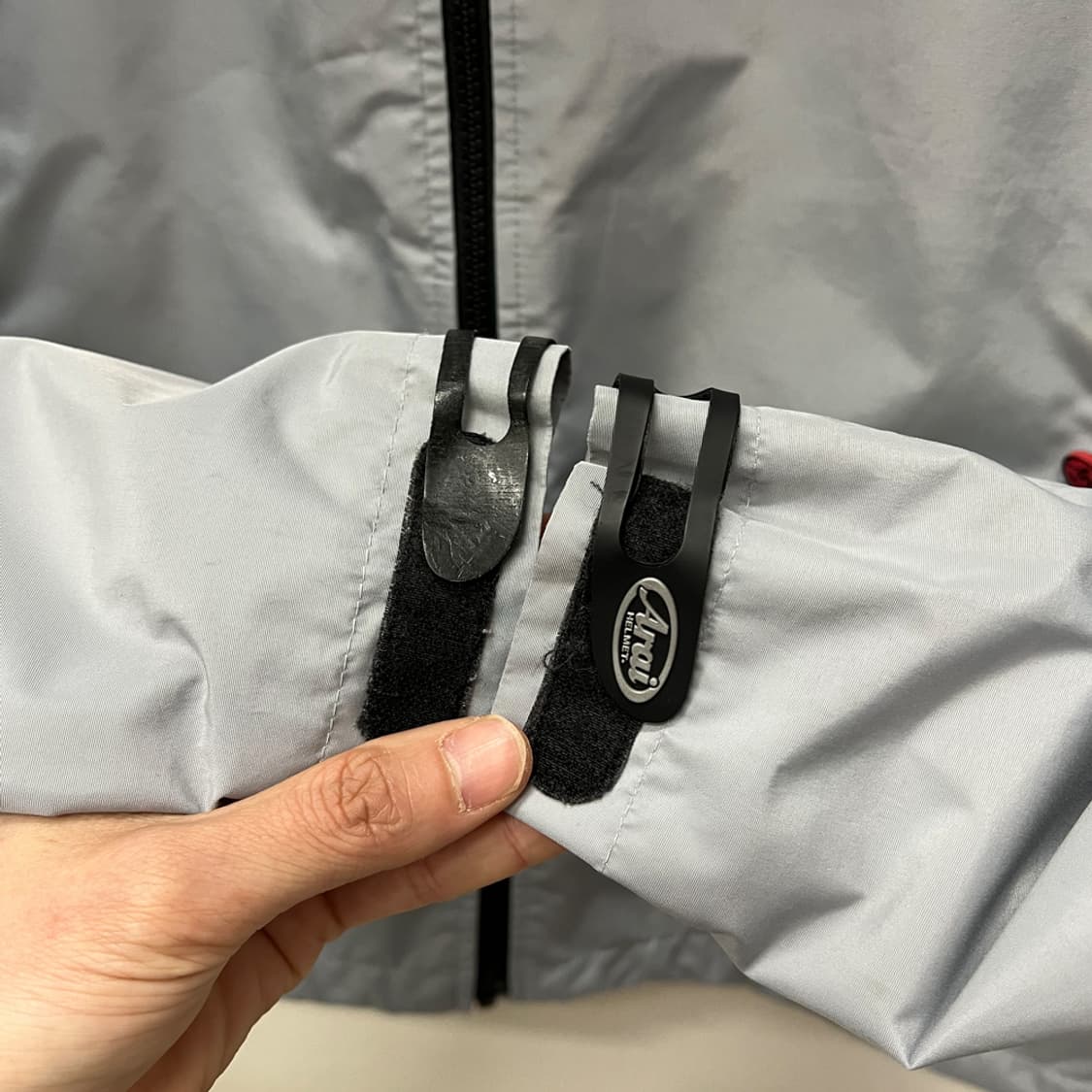Arai 아라이 구형 실버 그레이 바람막이 자켓 M 상품이미지7