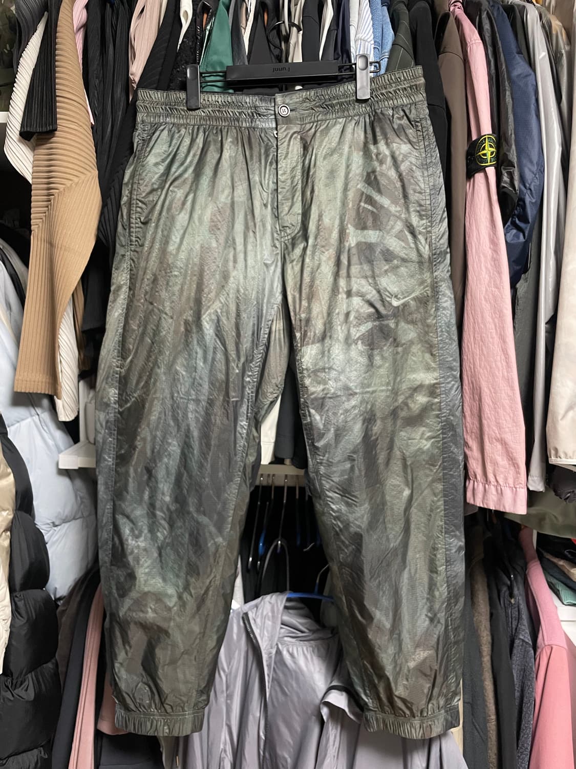 [해외m] 나이키 메이드 인 이태리 나일론 메탈 팬츠 상품이미지1