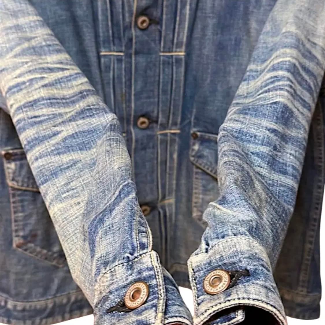 올드조 40s 타입1 데님 자켓 상품이미지5