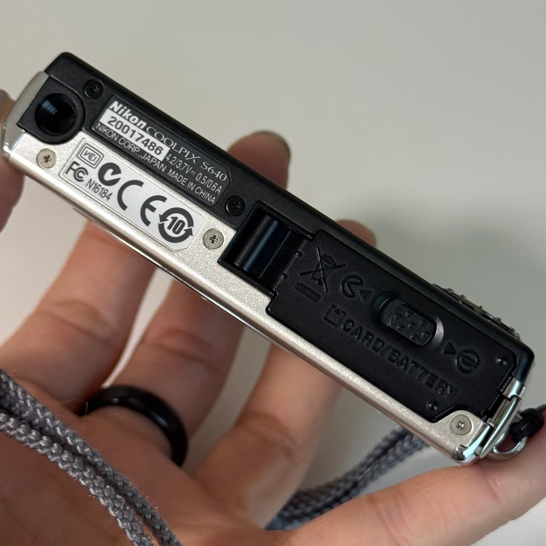 니콘 쿨픽스 S640 빈티지 디카 디지털카메라 골드실버 상품이미지7