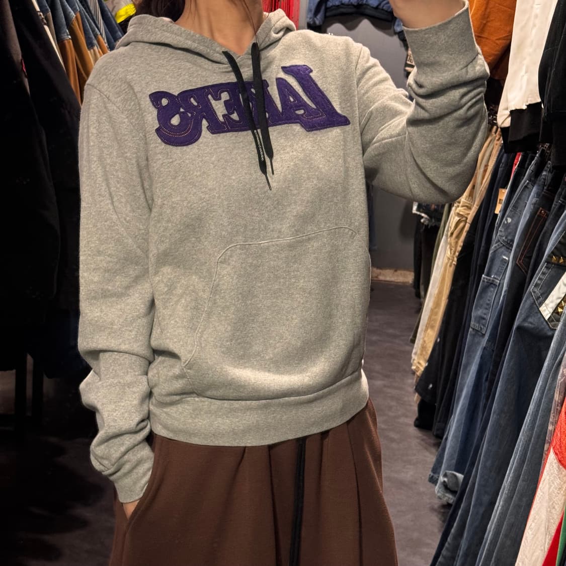 [IM] 아디다스 Lakers후드티 상품이미지4
