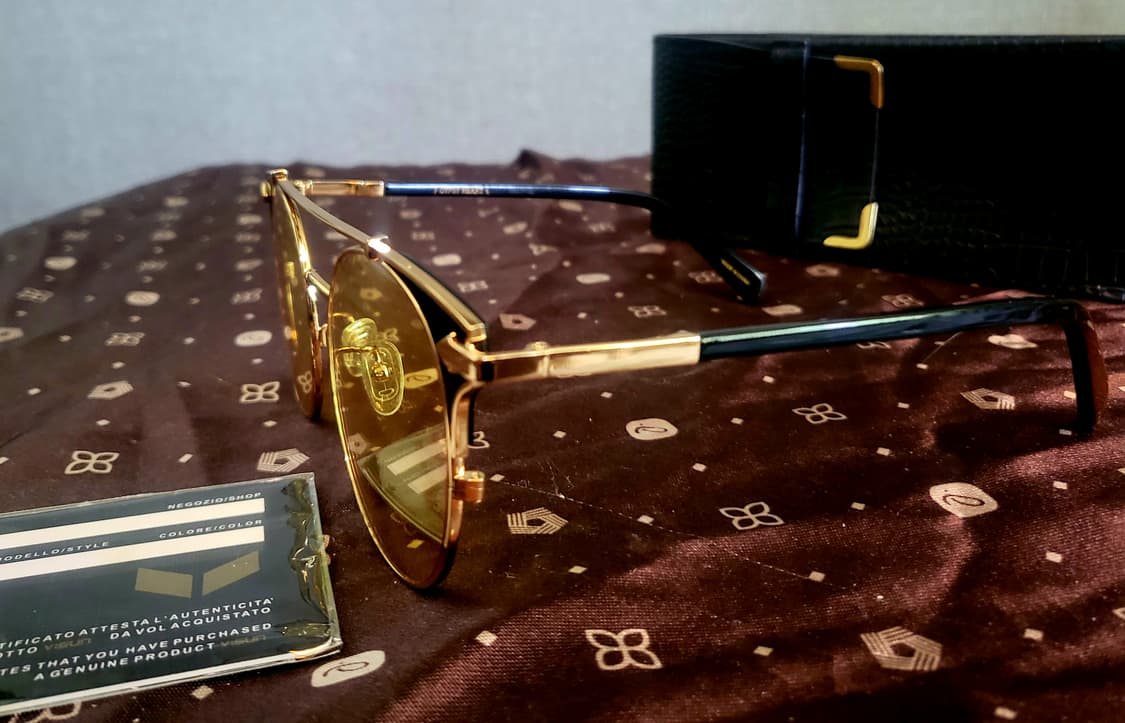 [미사용 새상품] -*옐로우  틴트렌즈  선글라스* 상품이미지3