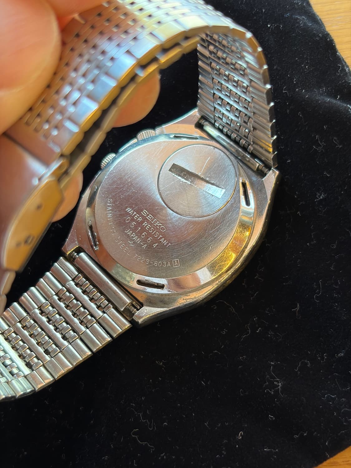 빈티지 세이코 알람 쿼츠(Seiko Alarm Quartz)흰판버젼 상품이미지4