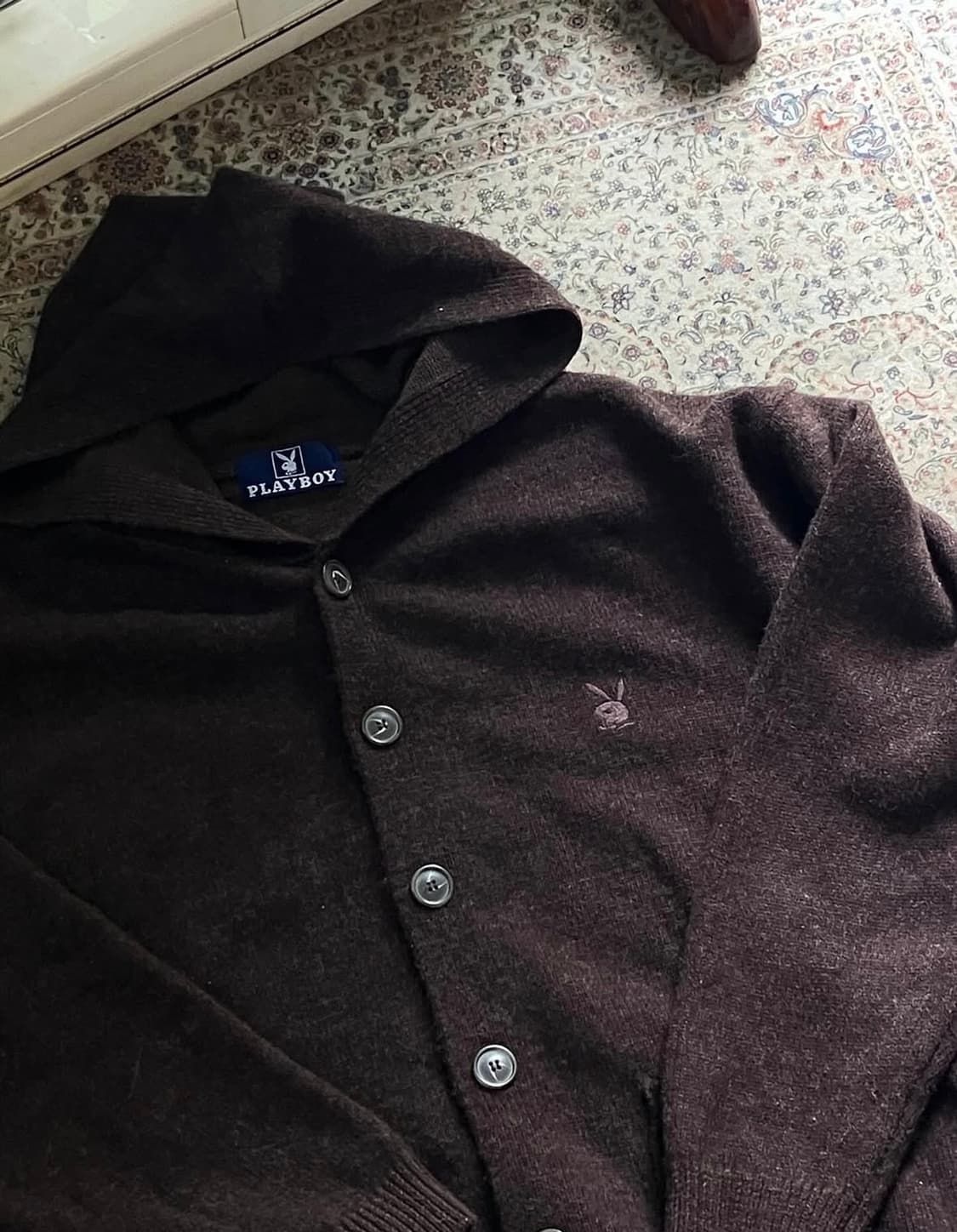 플레이보이 후드 니트 상품이미지1