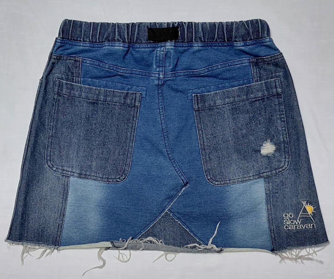 [1/26~28] Go Slow Caravan 패치워크 데님 밴딩 스커트 상품이미지6