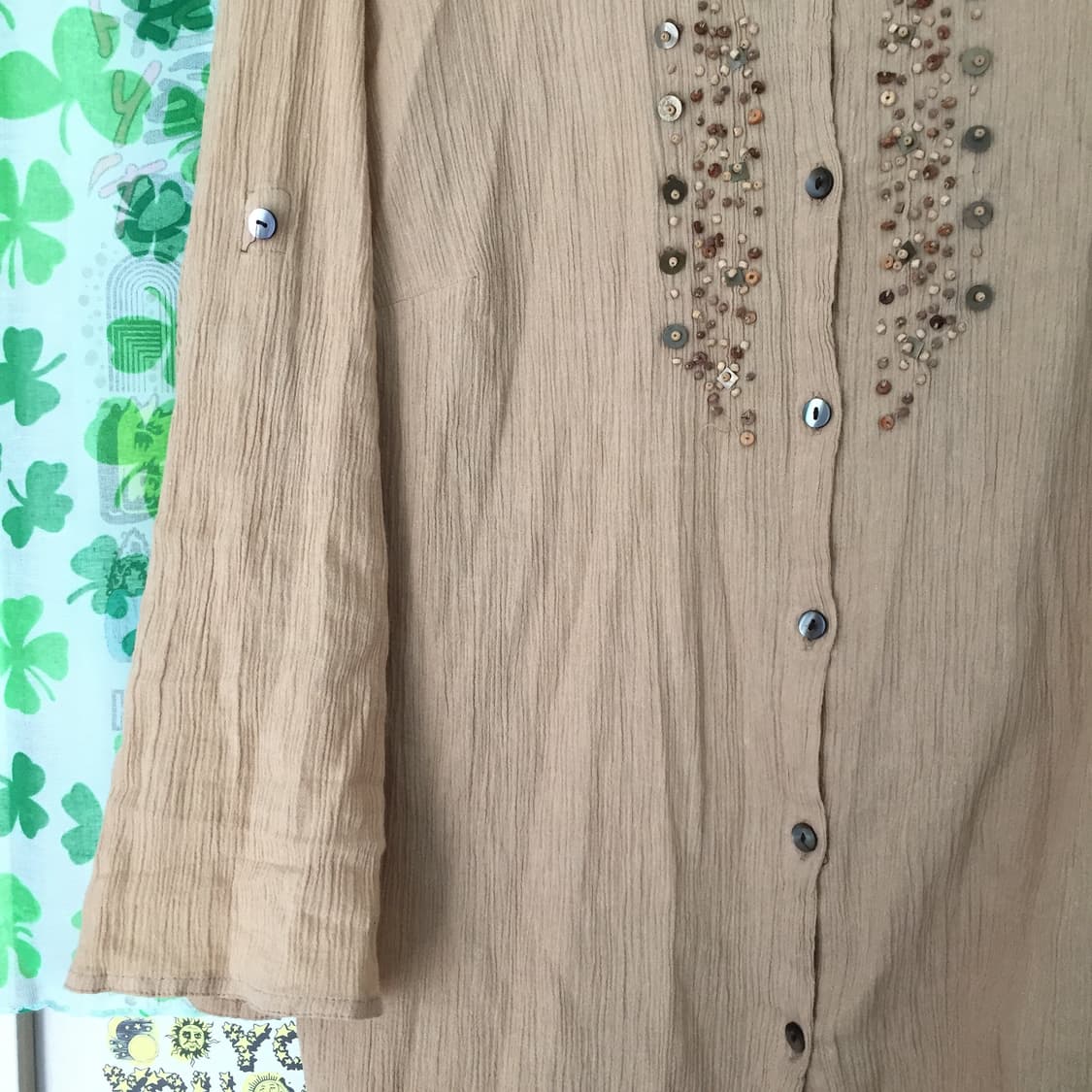 하구미 코디 세트 롱스커트 셔츠 상품이미지5