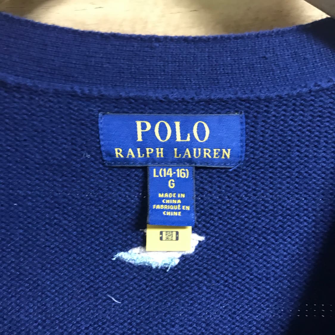 폴로 랄프로렌 노티컬 브이넥 가디건 상품이미지4