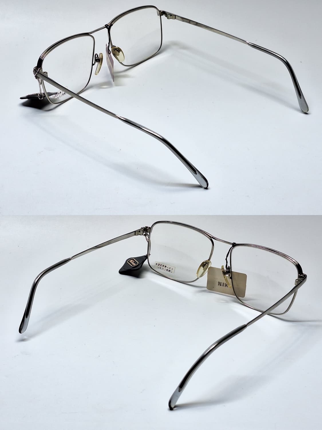 80s 일본 빈티지 데드스톡 미사용/니콘 FB911 안경테 54mm 상품이미지4