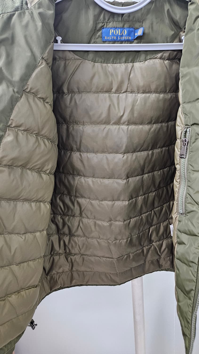 폴로 후드다운 점퍼 카키올리브(M) 상품이미지3