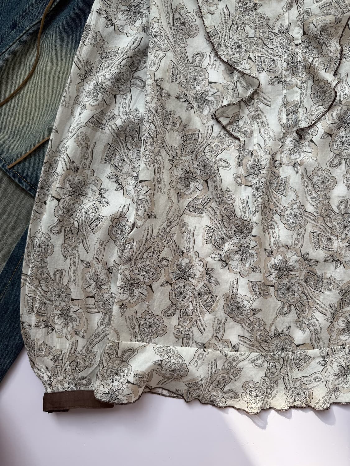 Floral Pattern Blouse 0292 상품이미지3