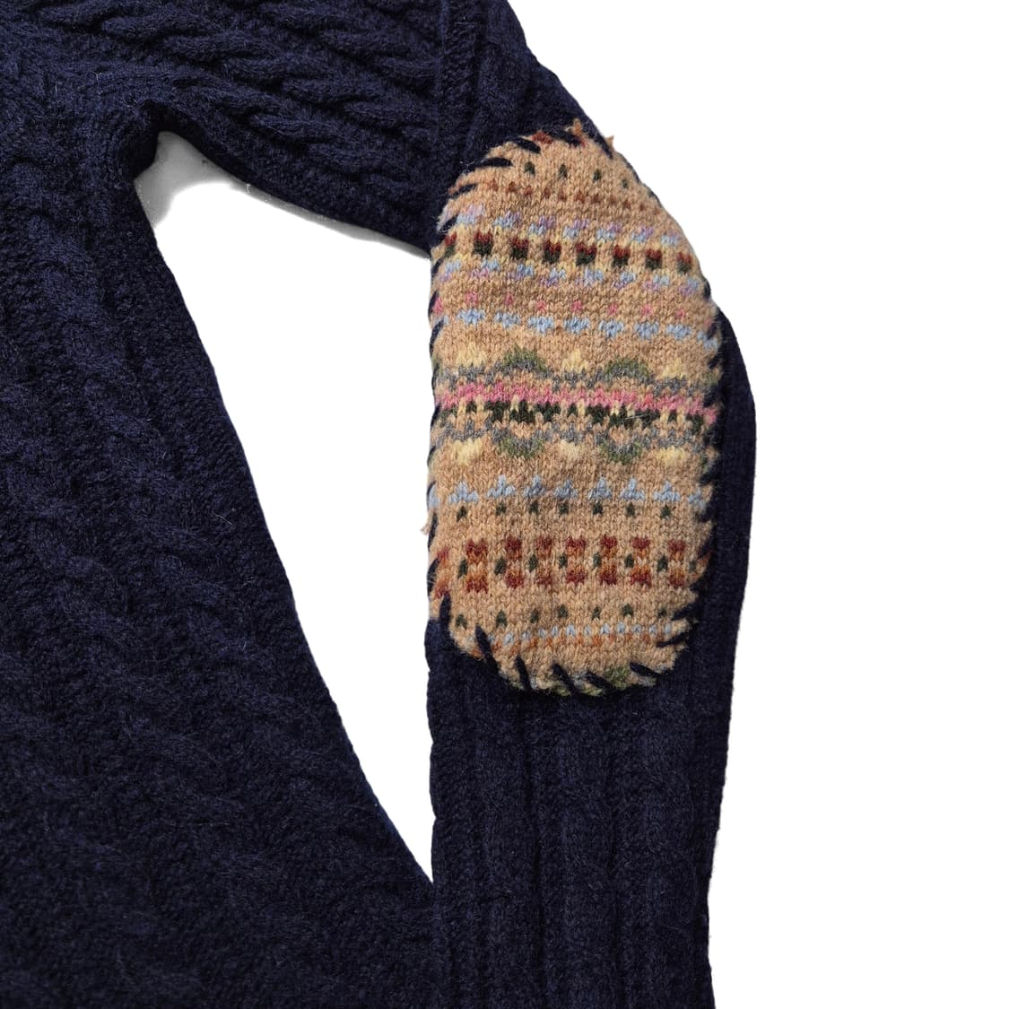 [S] 폴로 진스 컴퍼니 엘보우 디테일 케이블니트 상품이미지5